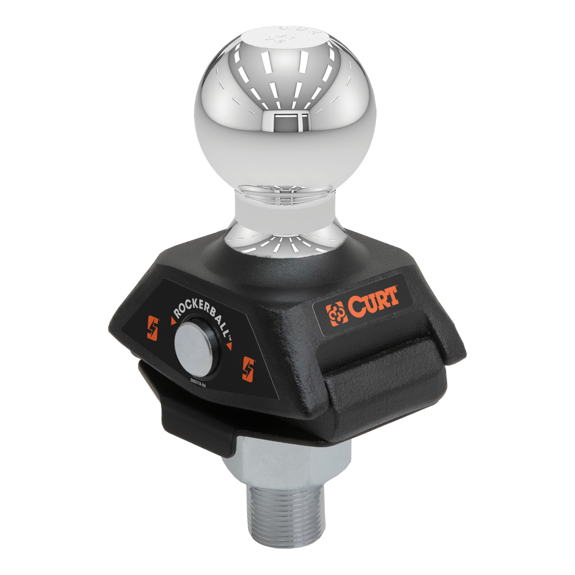 Curt Manufacturing, RockerBall 2-5/16in. Cushion Hitch Trailer Ball, Ball Diameter 2-5/16 in, Model# 40248